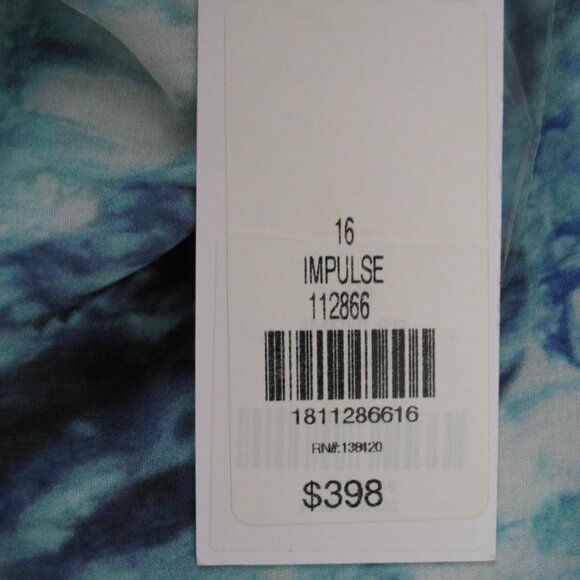 Carlisle Collection Silk Draped Top Wearable Art  Size 16 NWT - Picture 9 of 9